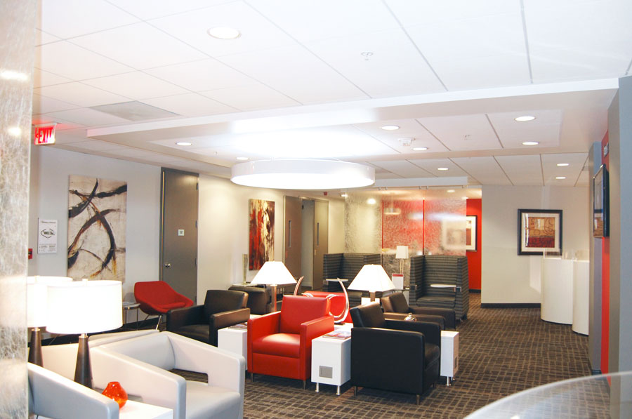 Full Floor Tenant Improvement done by Richlen Construction. 201 Mission Street 12th floor space was Richlen's first TI for Regus.