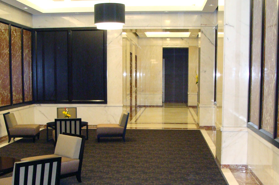 San Francisco Golden Triangle 222 Kearny Street main Lobby gets a makeover.