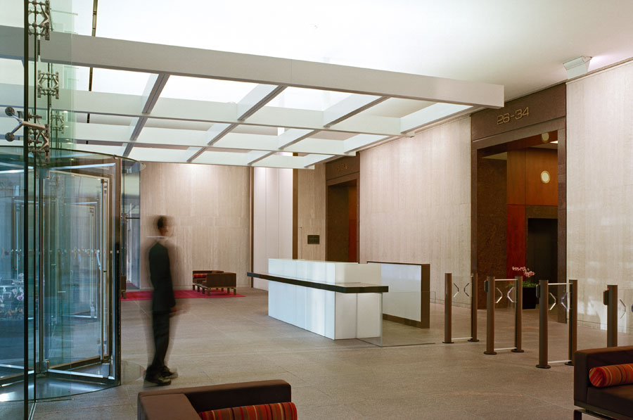 San Francisco 45 Fremont Street Main Lobby renovation was completed by Richlen Construction.