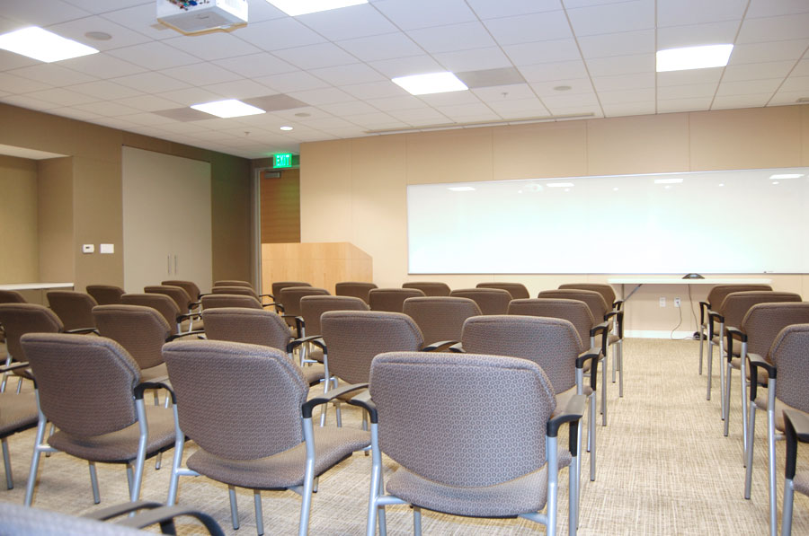 Brilliant color schemes are Regus' standards.