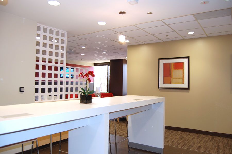 Richlen performed pre-construction for the Tenant Improvement space for Regus by General Contractor Richlen Construction.